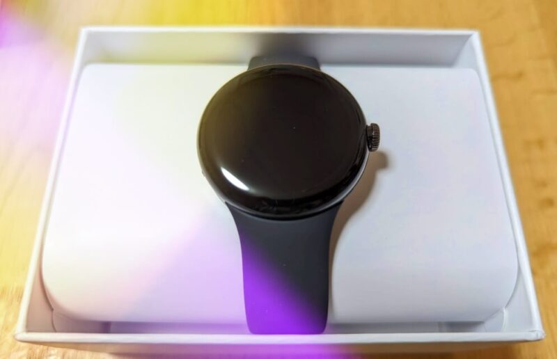 Google pixel Watch 外観　ピクセル　ウォッチ　時計　見た目　箱