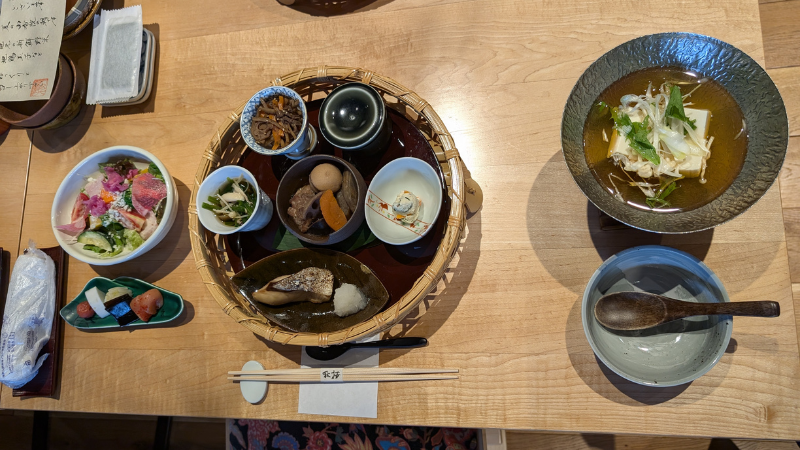 草庵秋桜 朝食 大人